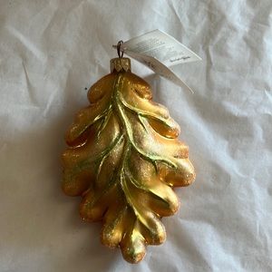 CHRISTOPHER RADKO- 1998 Large Oak Frost Ornament